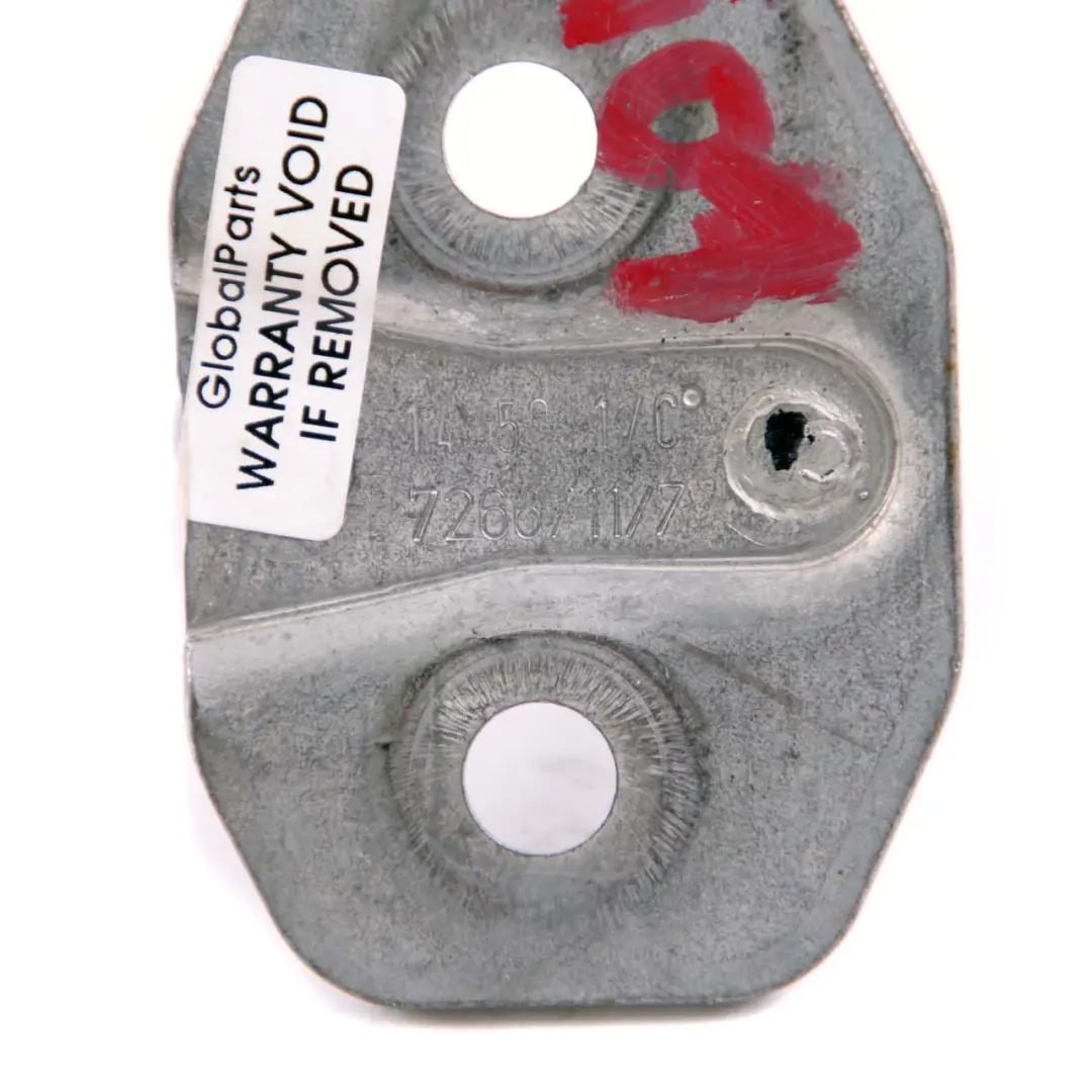 Cerradero Soporte pestillo la cerradura la puerta delantera para BMW i3 I01 con número de pieza 7266711 BMW i3 I01 Cerradero Soporte pestillo la cerradura la puerta delantera - SKU 7266711 - Número de pieza 7266711