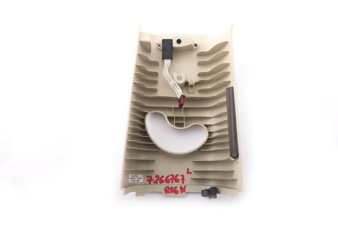 BMW MINI Cooper One R56 LCI Cover B-Column Upper left N/S Light Beige - SKU 7266767 - Part number 7266767
