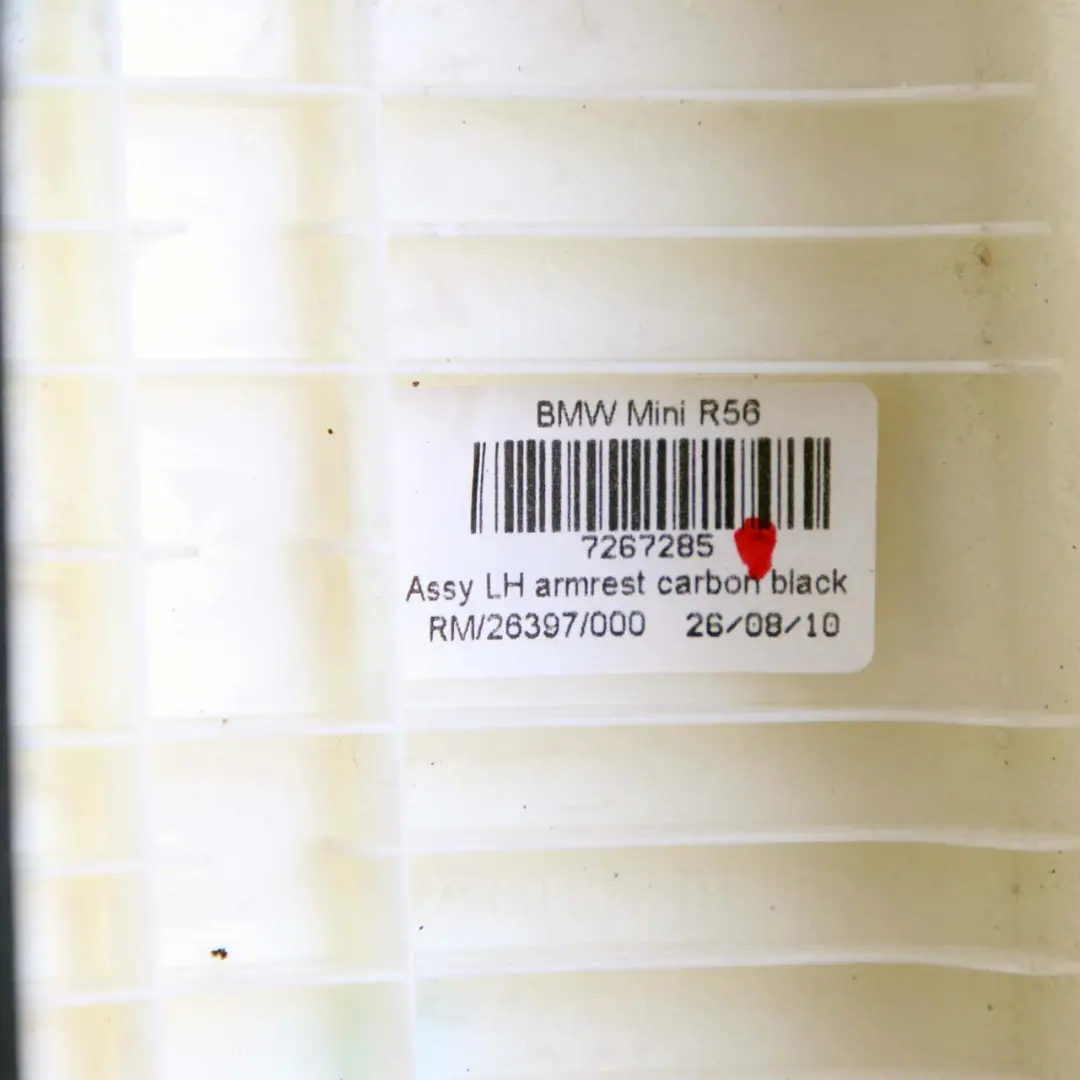 Accoudoir Panneau de recouvrement de porte gauche Noir pour Mini R55 R56 LCI à propos du numéro de pièce 7267285 Mini R55 R56 LCI Accoudoir Panneau de recouvrement de porte gauche Noir - SKU 7267285 - Numéro de pièce 7267285