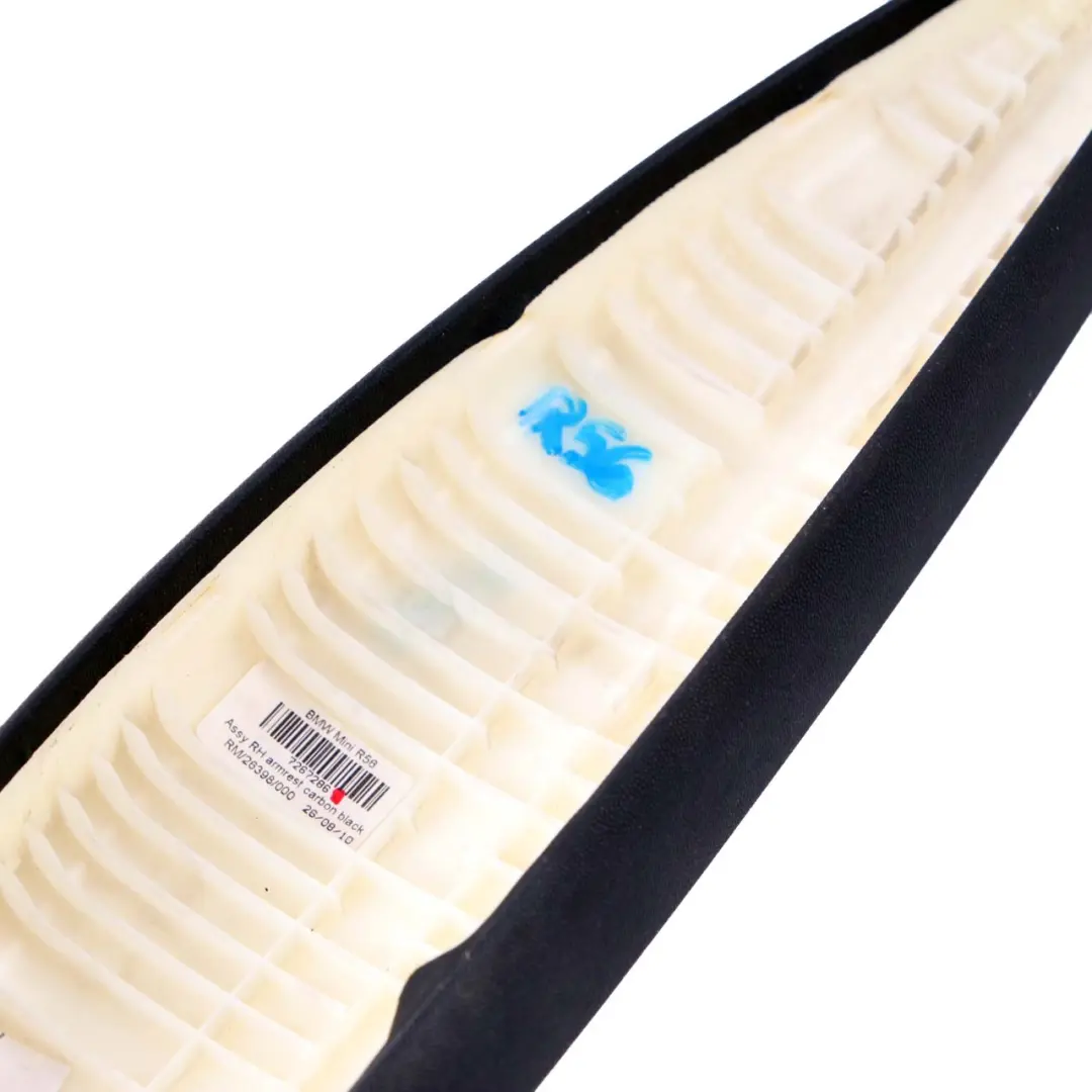 Accoudoir Porte Mini Cooper One R55 R56 LCI Panneau garniture droit Carbon Black pour à propos du numéro de pièce 7267286 Accoudoir Porte Mini Cooper One R55 R56 LCI Panneau garniture droit Carbon Black - SKU 7267286 - Numéro de pièce 7267286