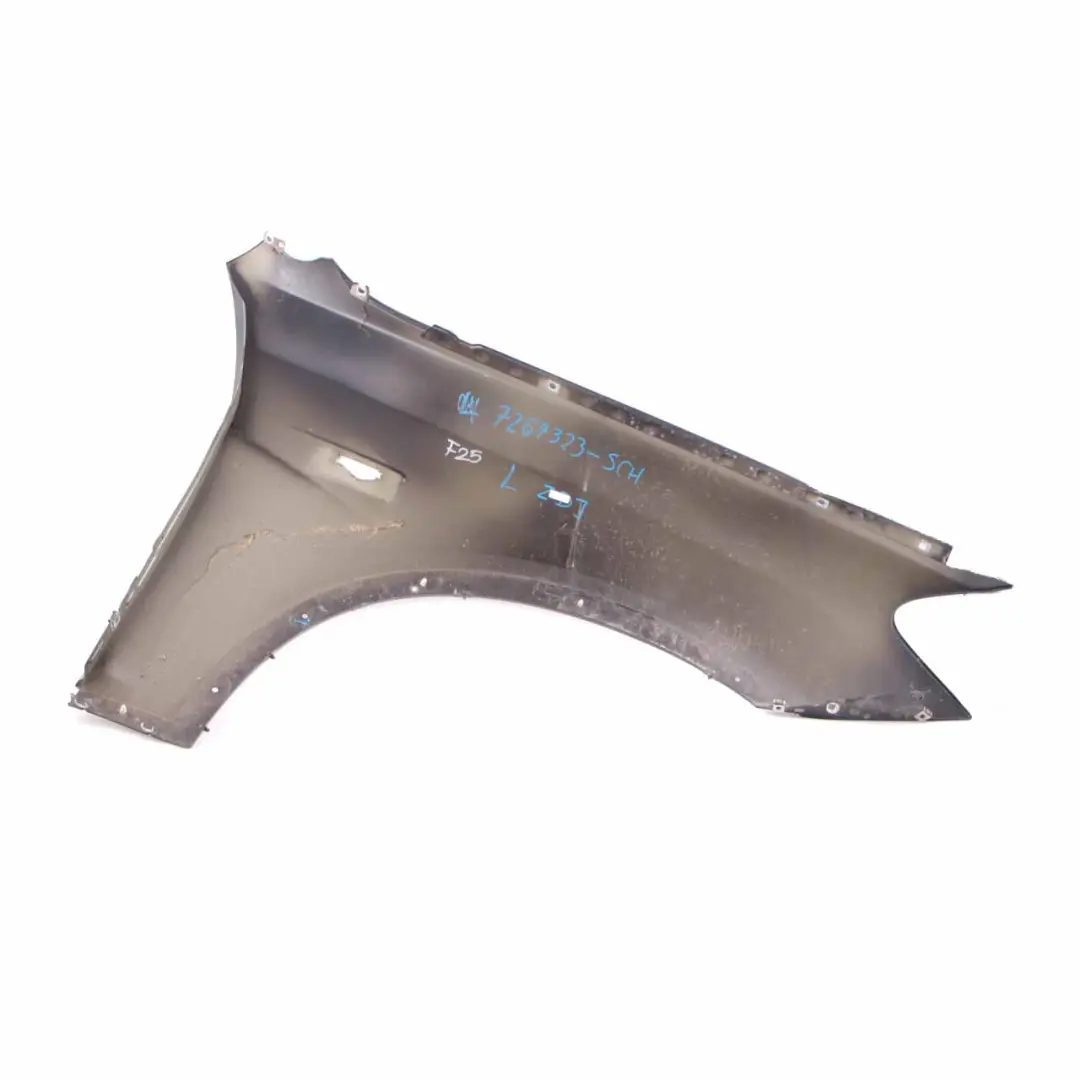 Side Panel Wing Fender Front Left N/S Schwarz 2 Black - 668 to BMW X3 F25 with Part number 7267323 BMW X3 F25 Side Panel Wing Fender Front Left N/S Schwarz 2 Black - 668 - SKU 7267323-SCH - Part number 7267323