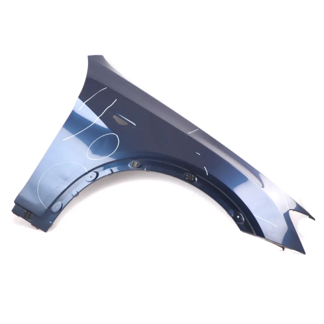 Side Panel Wing Fender Front Right O/S Tiefseeblau Blue Metallic A76 to BMW X3 F25 with Part number 7267324 BMW X3 F25 Side Panel Wing Fender Front Right O/S Tiefseeblau Blue Metallic A76 - SKU 7267324-DSB - Part number 7267324