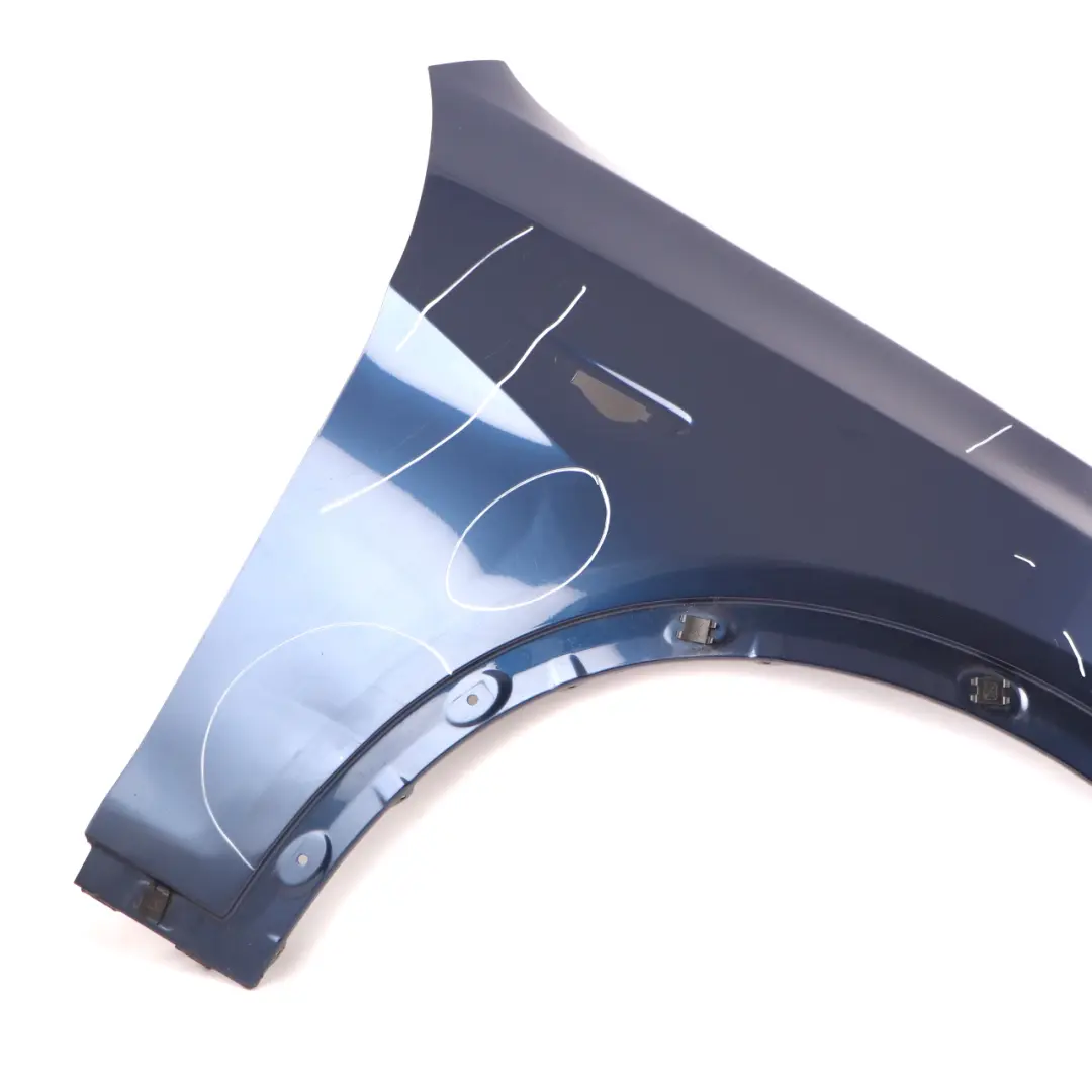 Side Panel Wing Fender Front Right O/S Tiefseeblau Blue Metallic A76 to BMW X3 F25 with Part number 7267324 BMW X3 F25 Side Panel Wing Fender Front Right O/S Tiefseeblau Blue Metallic A76 - SKU 7267324-DSB - Part number 7267324