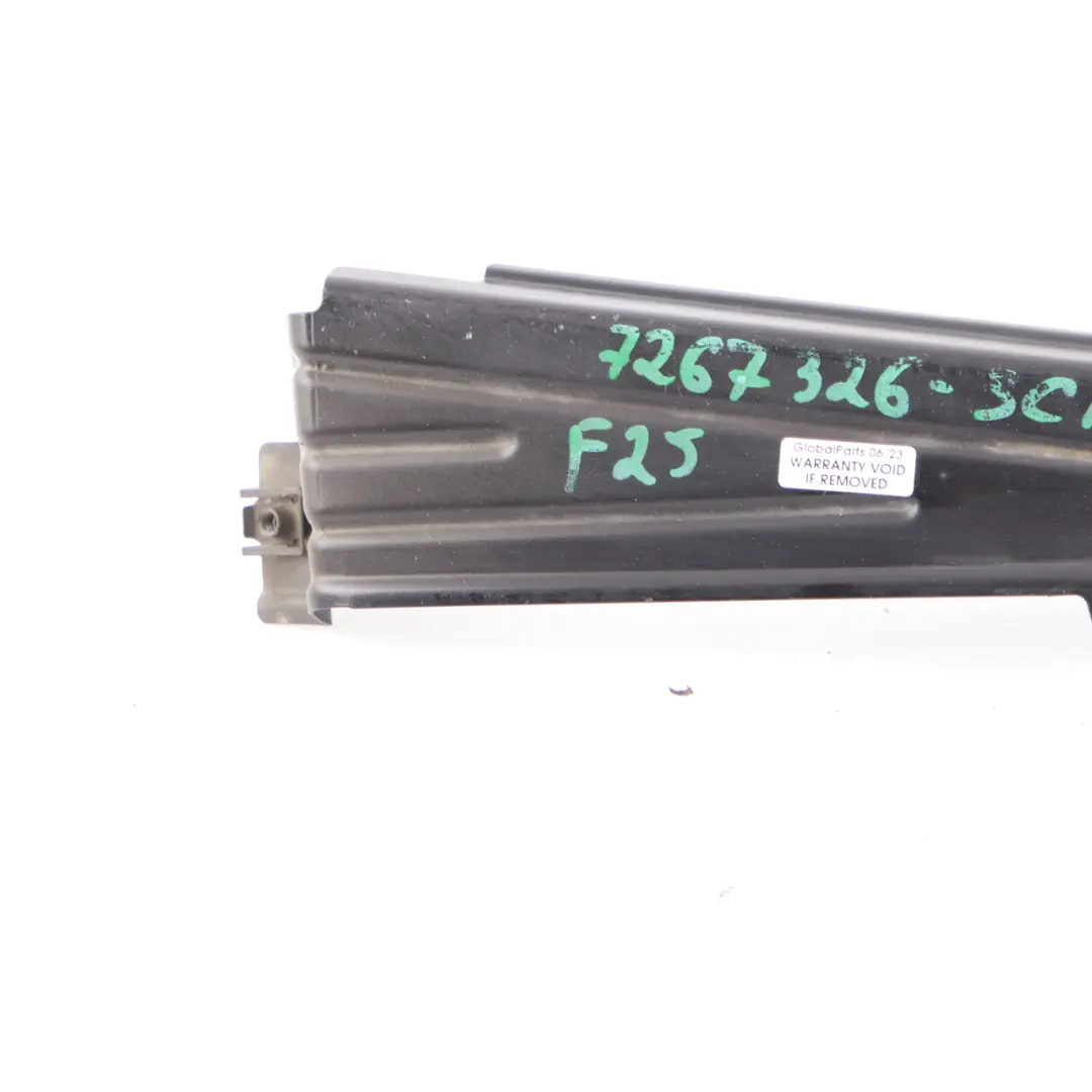BMW X3 F25 Support de panneau latéral d'aile inférieur avant droit noir - SKU 7267326-SCH - Numéro de pièce 7267326