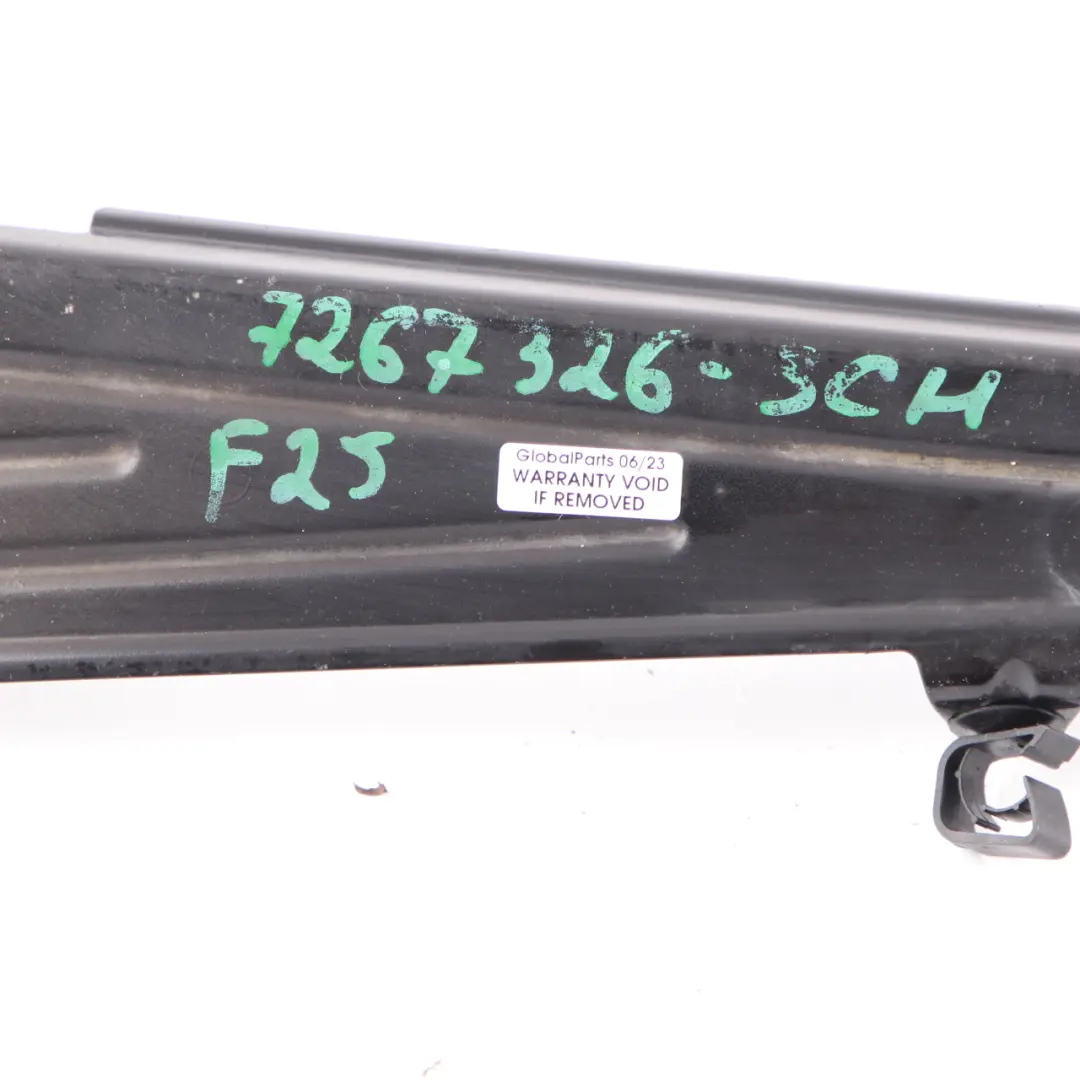 BMW X3 F25 Pannello laterale parafango staffa inferiore anteriore destra Nero - SKU 7267326-SCH - Numero di parte 7267326