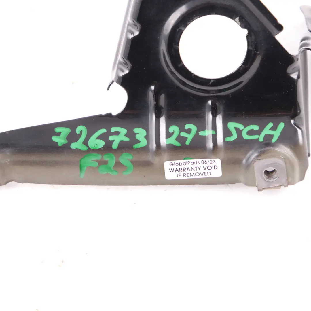 Headlight Fender Bracket Front Left N/S Holder Schwarz 2 668 to BMW X3 F25 with Part number 7267327 BMW X3 F25 Headlight Fender Bracket Front Left N/S Holder Schwarz 2 668 - SKU 7267327-SCH - Part number 7267327