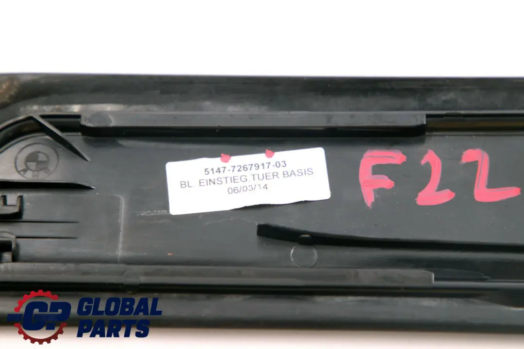BMW 1 2 Series F21 F22 Cover Strip Entrance - SKU 7267917 - Part number 7267917