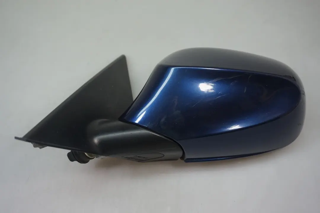Heated Left Wing Mirror N/S Tiefseeblau Deep Sea Blue to BMW 1 Series E87 LCI with Part number 7268125 BMW 1 Series E87 LCI Heated Left Wing Mirror N/S Tiefseeblau Deep Sea Blue - SKU 7268125-DSB - Part number 7268125