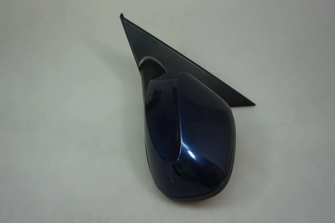 BMW 1 Series E87 LCI Heated Left Wing Mirror N/S Tiefseeblau Deep Sea Blue - SKU 7268125-DSB - Part number 7268125