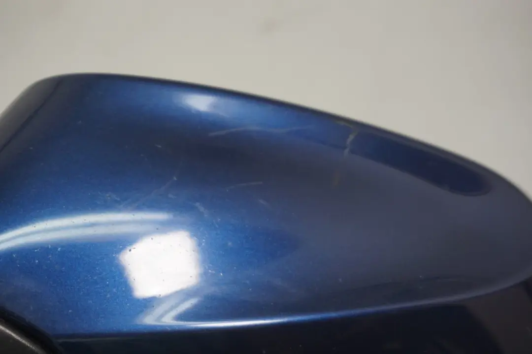 BMW 1 Series E87 LCI Heated Left Wing Mirror N/S Tiefseeblau Deep Sea Blue - SKU 7268125-DSB - Part number 7268125