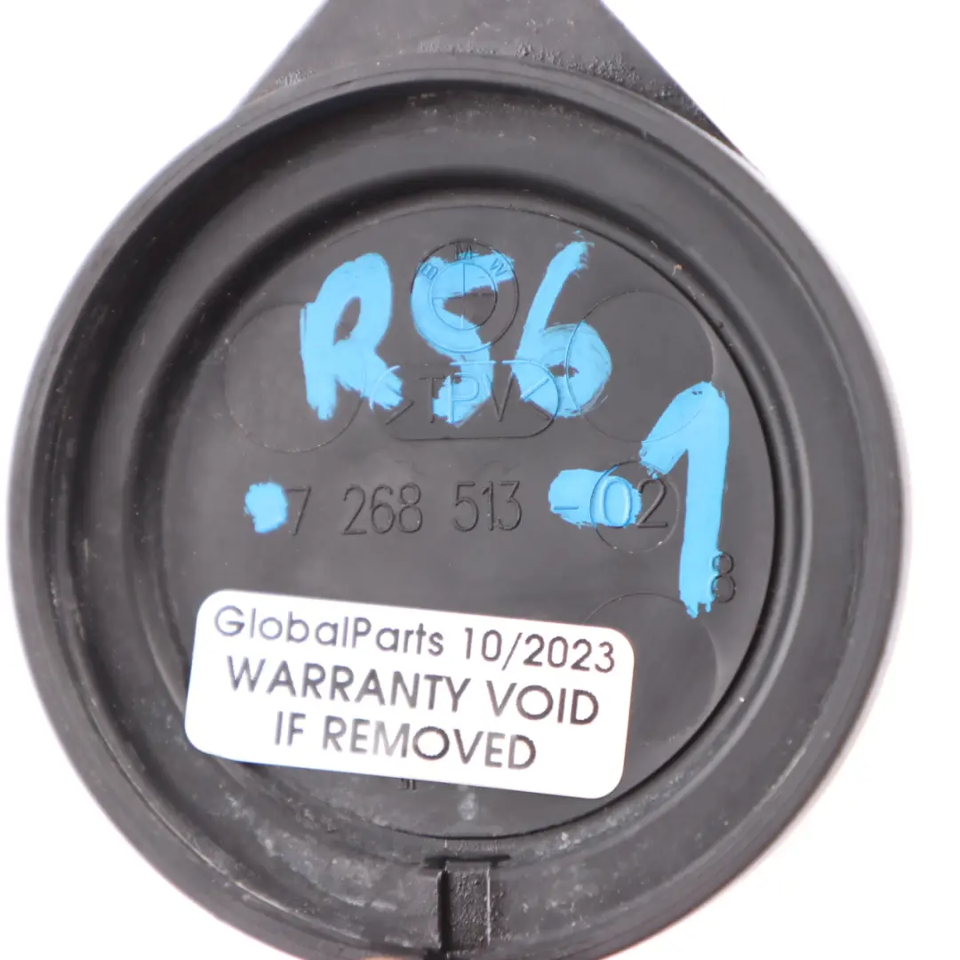 Bouchon réservoir lave glace BMW E60 E61 Mini R55 R56 Cache bouteille pour à propos du numéro de pièce 7268513 Bouchon réservoir lave glace BMW E60 E61 Mini R55 R56 Cache bouteille - SKU 7268513-1 - Numéro de pièce 7268513