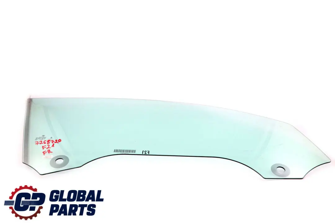 Puerta Delantera Derecha Cristal Verde para BMW 1 F21 F22 con número de pieza 7268720 BMW 1 F21 F22 Puerta Delantera Derecha Cristal Verde - SKU 7268720 - Número de pieza 7268720