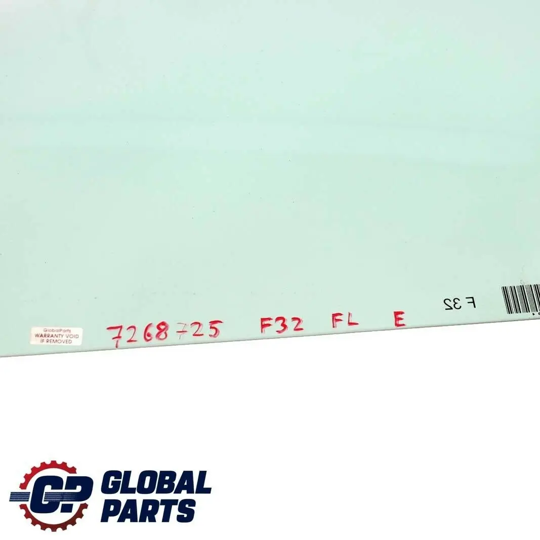 BMW 4 Series F32 F82 M4 Front Left N/S Door Window Glass AS2 - SKU 7268725 - Part number 7268725