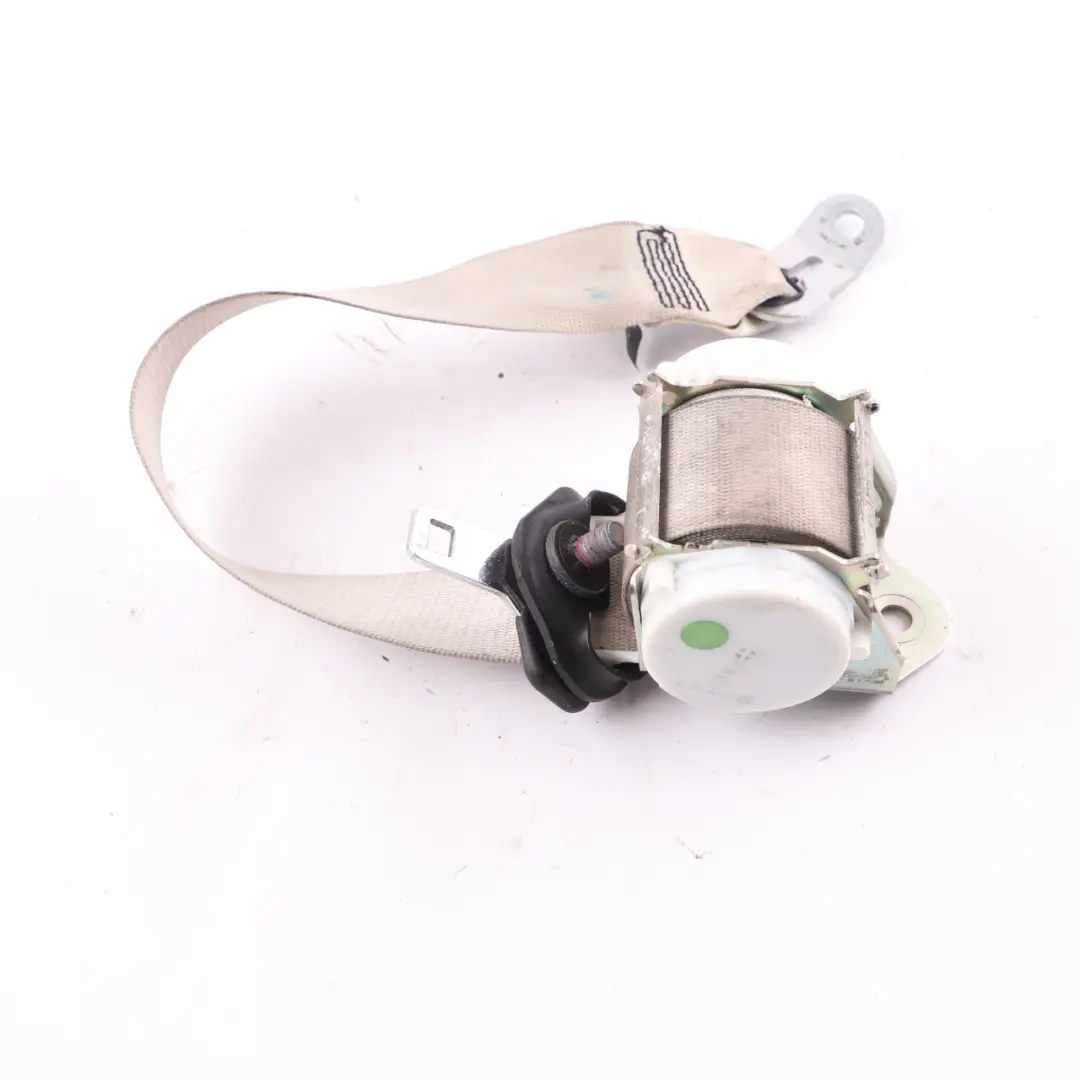 BMW F12 F13 Seat Belt Upper Rear Right O/S Seatbelt Ivory White - SKU 7268734 - Part number 7268734