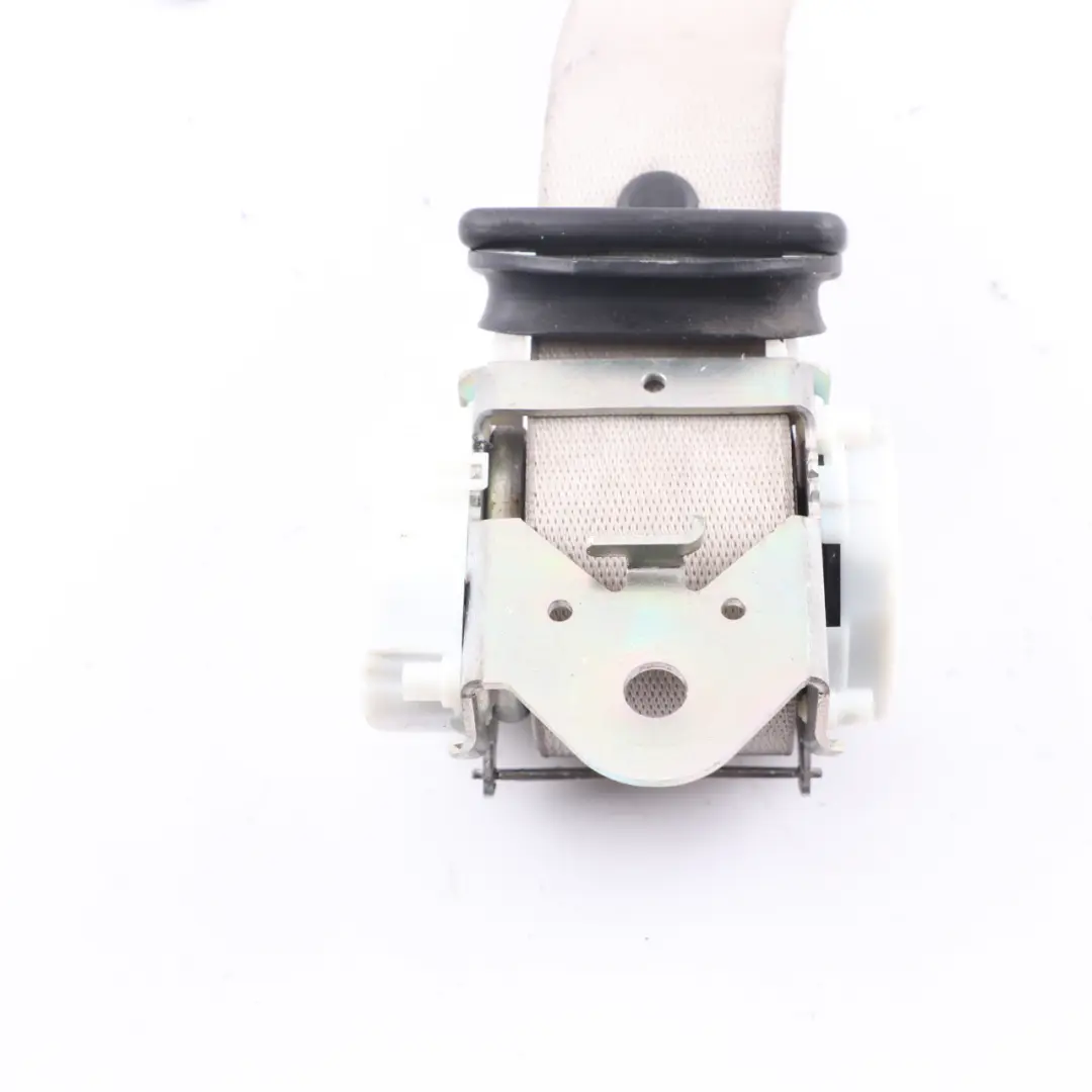 Belt Upper Rear Right O/S Seatbelt Ivory White to BMW F12 F13 Seat with Part number 7268734 BMW F12 F13 Seat Belt Upper Rear Right O/S Seatbelt Ivory White - SKU 7268734 - Part number 7268734