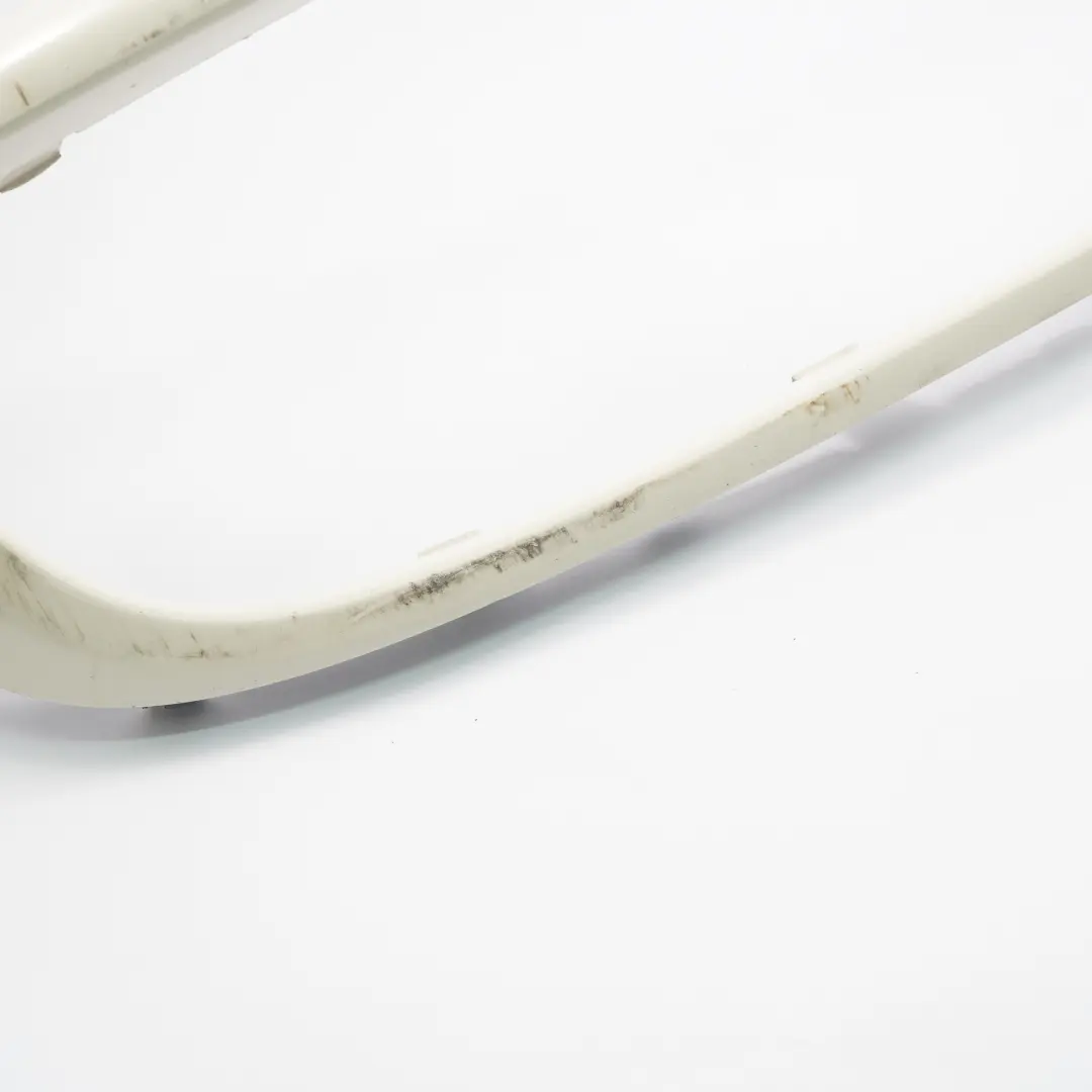 Front Bumper Cooper S Air Inlet Moulding Trim R57 Pepper White 850 to Mini R56 LCI with Part number 7268744 Mini R56 LCI Front Bumper Cooper S Air Inlet Moulding Trim R57 Pepper White 850 - SKU 7268744-PW - Part number 7268744