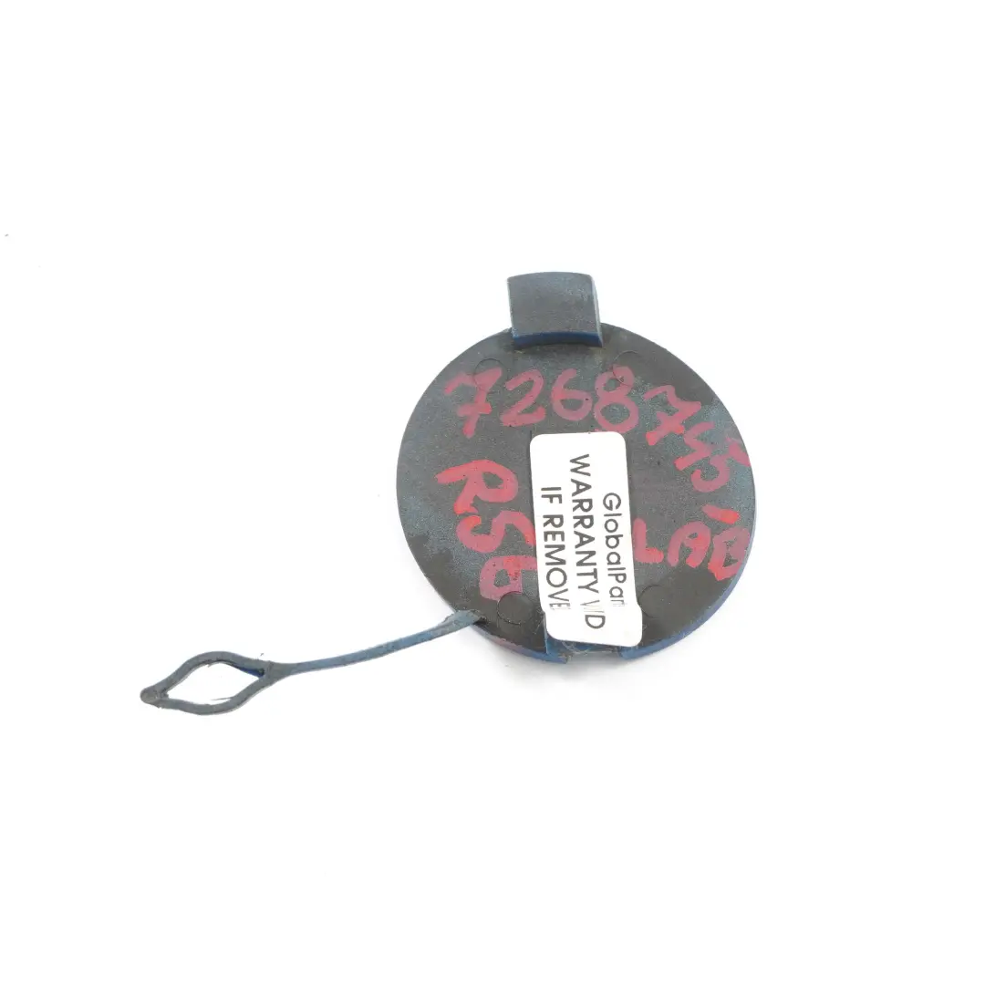 Copertura paraurti anteriore Mini R56 R57 Flap Towing Eye Laser Blue Metallic per con numero di parte 7268745 Copertura paraurti anteriore Mini R56 R57 Flap Towing Eye Laser Blue Metallic - SKU 7268745-LAB - Numero di parte 7268745