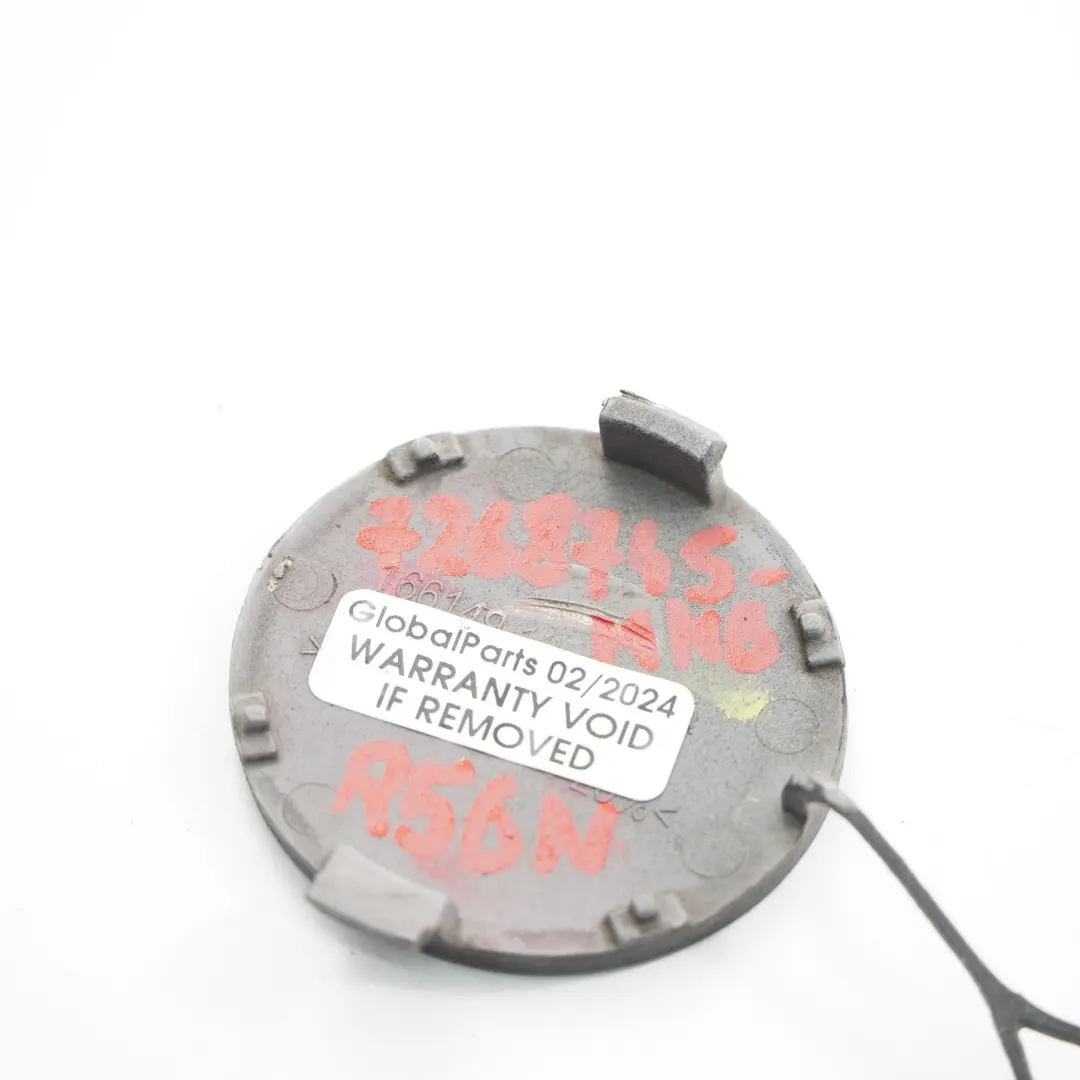  Copriparaurti anteriore Mini R56 R57 LCI Occhiello traino nero notte A94 - SKU 7268745-MNB - Numero di parte 7268745