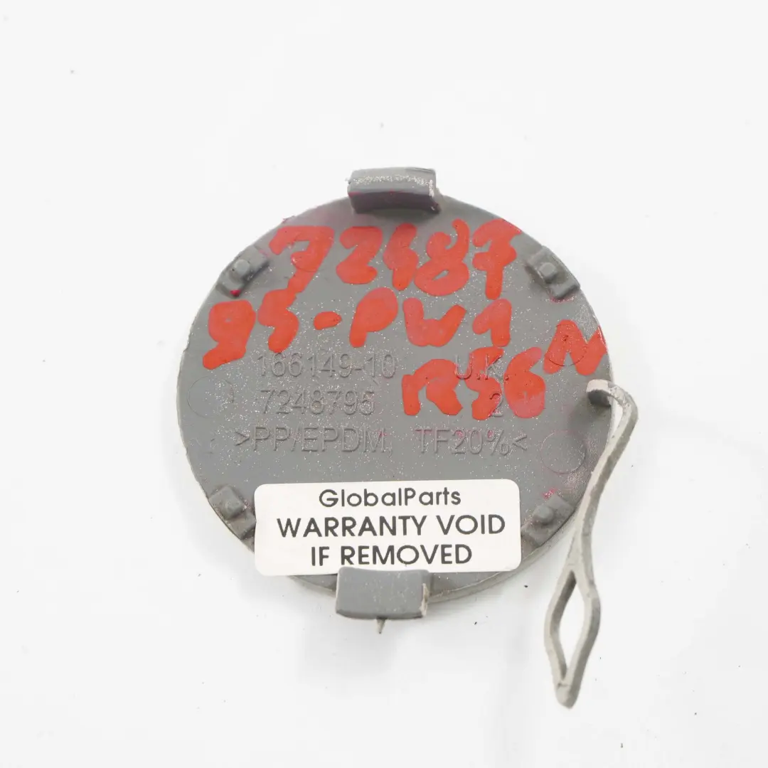 Mini Cooper One R56 R57 LCI 1 Blende Abschleppöse Pepper White 850 Weiss - SKU 7268745-PW1 - Teilenummer 7268745