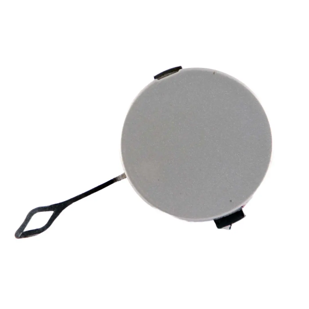 Mini Cooper One R56 R57 LCI Cover Flap Towing Eye Front Bumper White Silver - SKU 7268745-WS - Part number 7268745