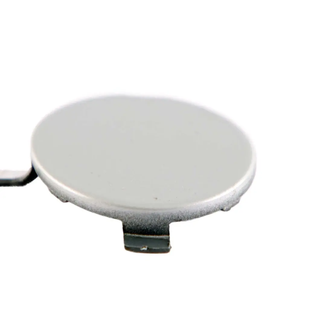 Mini Cooper One R56 R57 LCI Cover Flap Towing Eye Front Bumper White Silver - SKU 7268745-WS - Part number 7268745