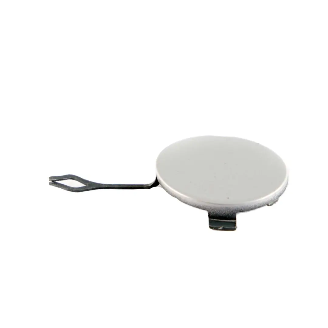 Mini Cooper One R56 R57 LCI Cover Flap Towing Eye Front Bumper White Silver - SKU 7268745-WS - Part number 7268745