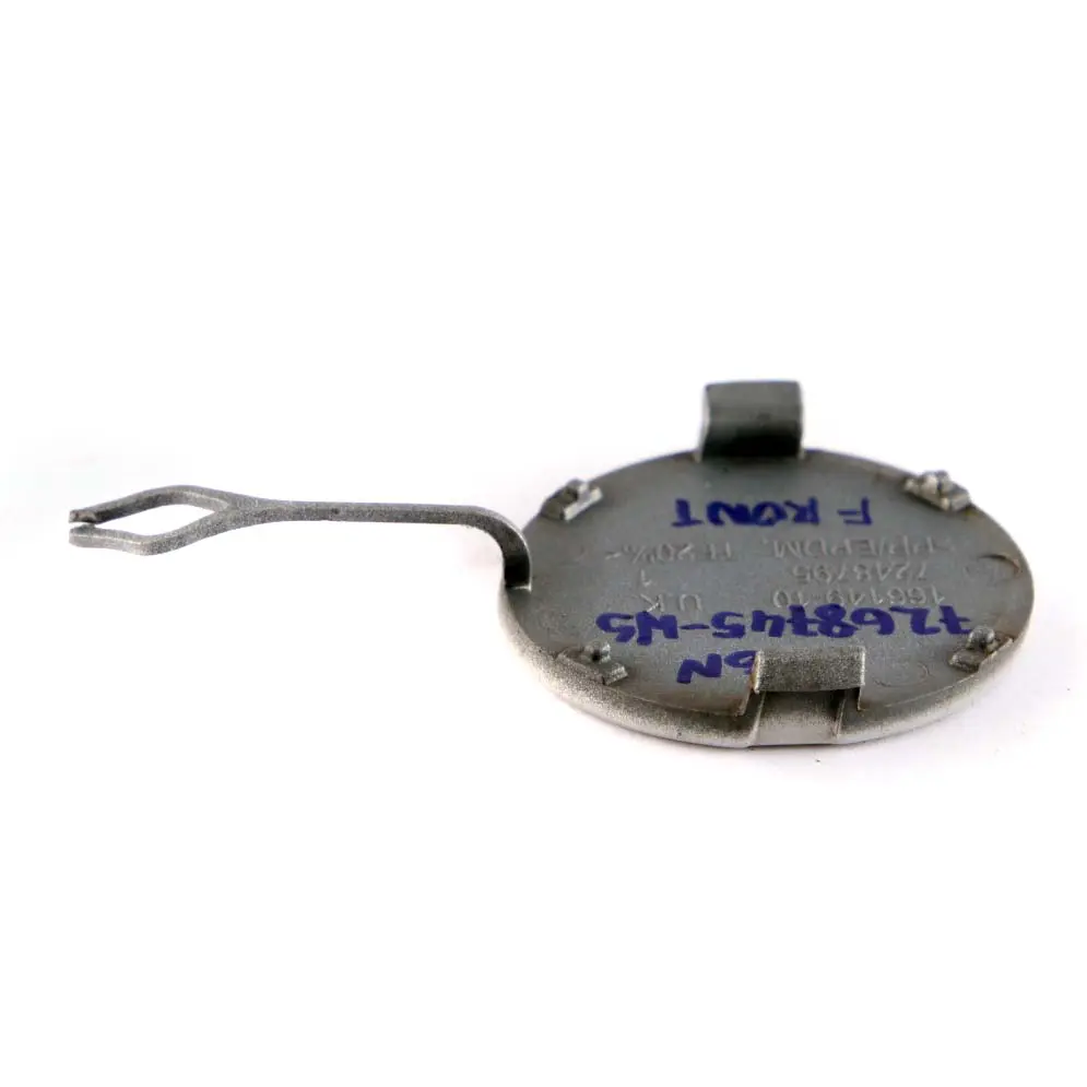 Flap Towing Eye Front Bumper White Silver to Mini Cooper One R56 R57 LCI Cover with Part number 7268745 Mini Cooper One R56 R57 LCI Cover Flap Towing Eye Front Bumper White Silver - SKU 7268745-WS - Part number 7268745