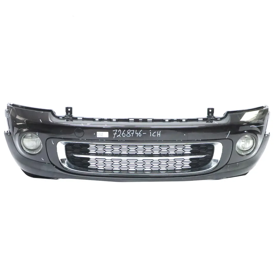 Front Bumper Mini R55 R56 LCI Complete Trim Panel Iced Chocolate - B49 to with Part number 7268746 Front Bumper Mini R55 R56 LCI Complete Trim Panel Iced Chocolate - B49 - SKU 7268746-ICH - Part number 7268746