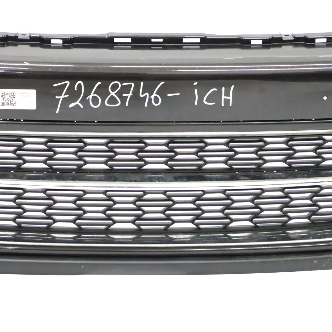 Front Bumper Mini R55 R56 LCI Complete Trim Panel Iced Chocolate - B49 to with Part number 7268746 Front Bumper Mini R55 R56 LCI Complete Trim Panel Iced Chocolate - B49 - SKU 7268746-ICH - Part number 7268746