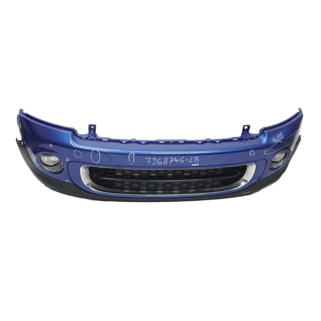  Front Bumper Mini R55 R56 LCI Complete Trim Panel Lightning Blue - A63 - SKU 7268746-LB - Part number 7268746
