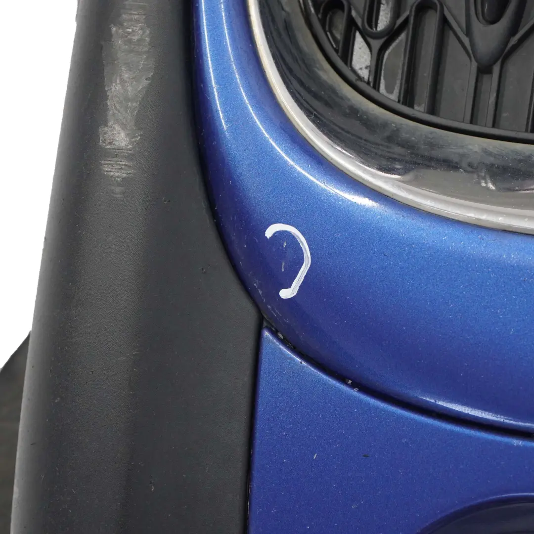 Front Bumper Mini R55 R56 LCI Complete Trim Panel Lightning Blue - A63 - SKU 7268746-LB - Part number 7268746