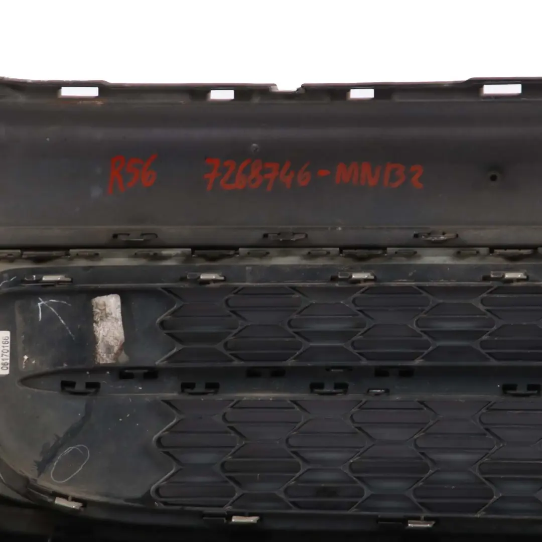Mini R55 R56 LCI Front Bumper Complete Trim Panel Midnight Black - A94 - SKU 7268746-MNB2 - Part number 7268746