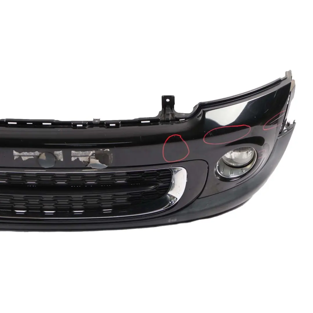 Mini R55 R56 LCI Front Bumper Complete Trim Panel Midnight Black - A94 - SKU 7268746-MNB2 - Part number 7268746