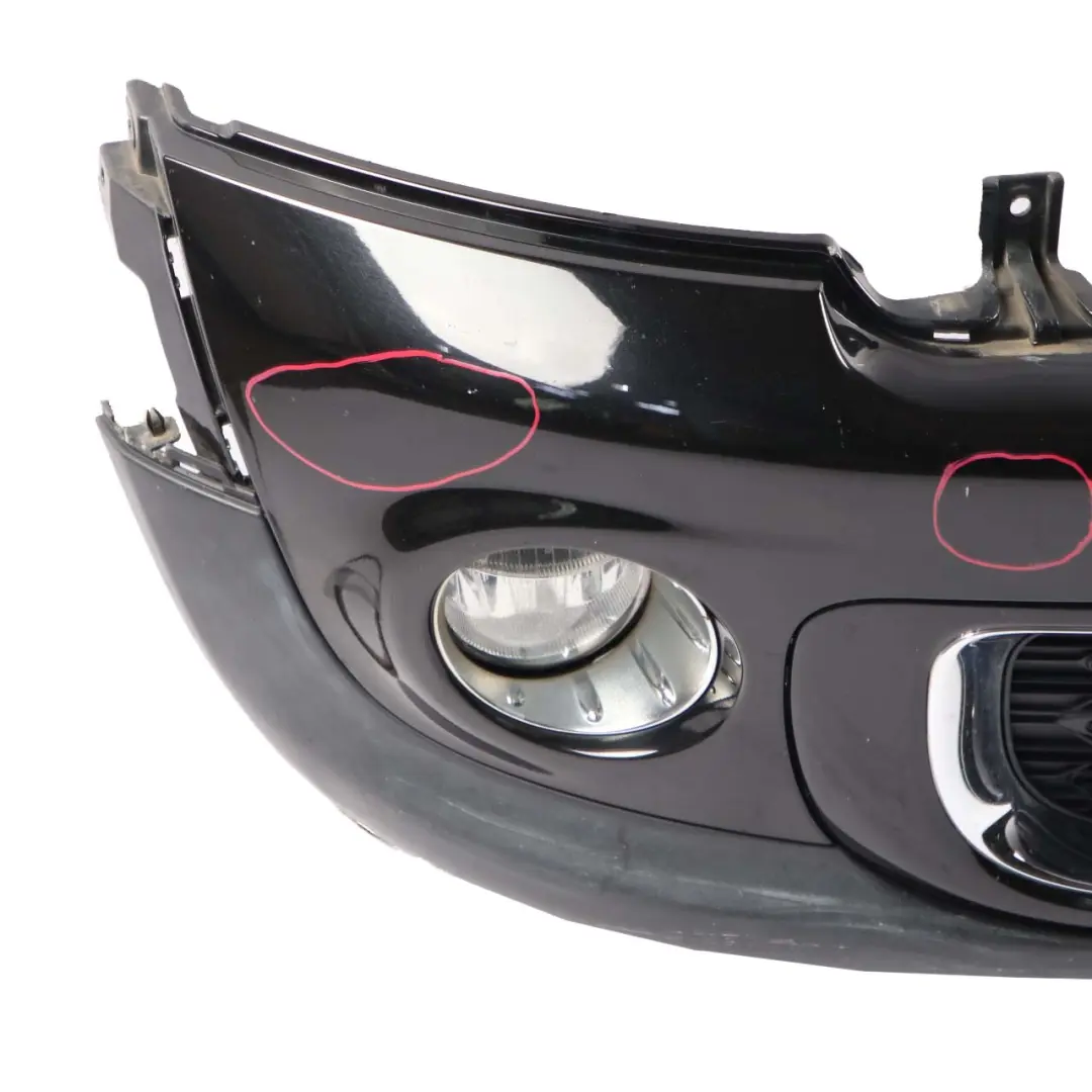 Mini R55 R56 LCI Front Bumper Complete Trim Panel Midnight Black - A94 - SKU 7268746-MNB2 - Part number 7268746