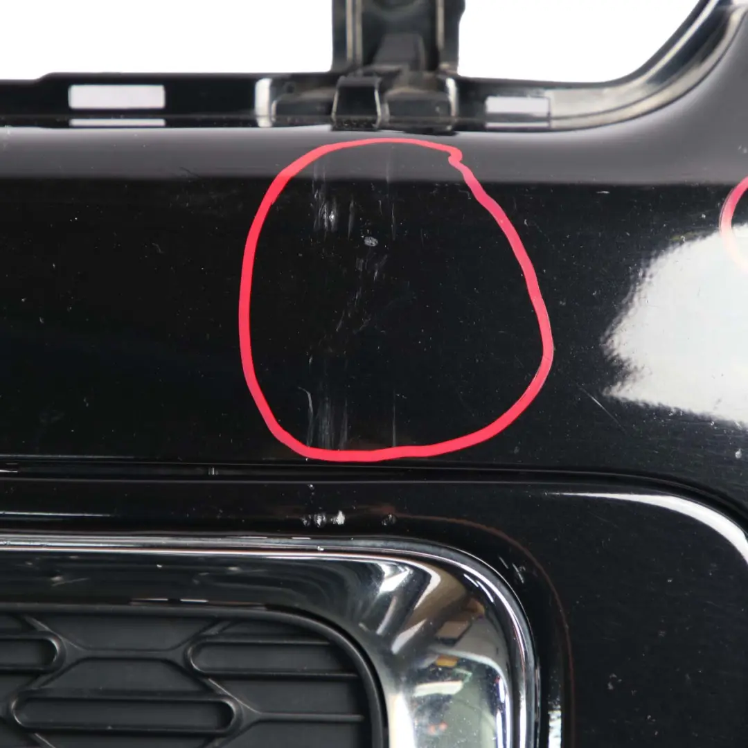 Front Bumper Complete Trim Panel Midnight Black - A94 to Mini R55 R56 LCI with Part number 7268746 Mini R55 R56 LCI Front Bumper Complete Trim Panel Midnight Black - A94 - SKU 7268746-MNB2 - Part number 7268746