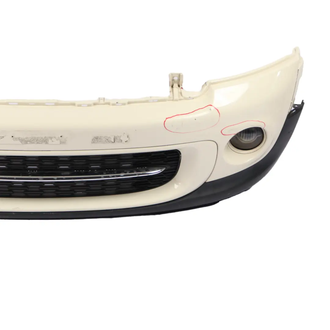  Front Bumper Mini R55 R56 LCI Complete Trim Panel Pepper White - 850 - SKU 7268746-PW - Part number 7268746