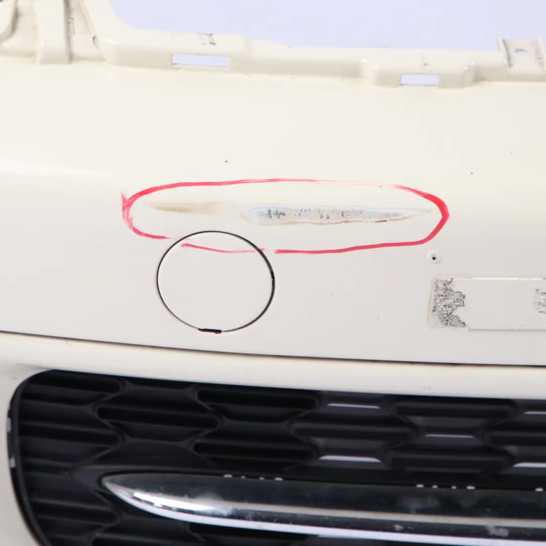 Mini R55 R56 LCI Stoßstange Vorne Komplett Zierleiste Pepper Weiß 850 - SKU 7268746-PW - Teilenummer 7268746