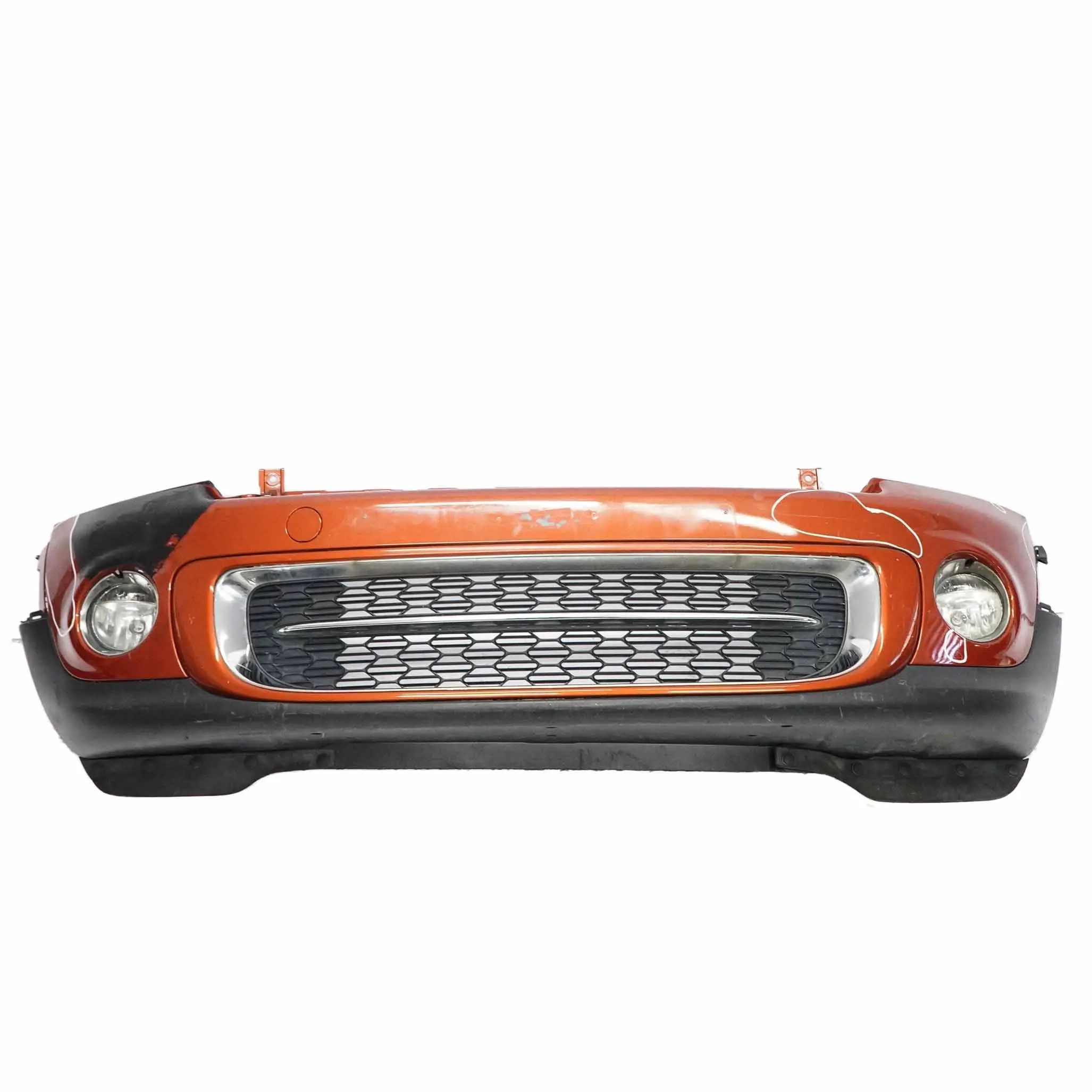 Mini R55 R56 LCI Embellecedor Completo Parachoques Naranja Metalizado - B23