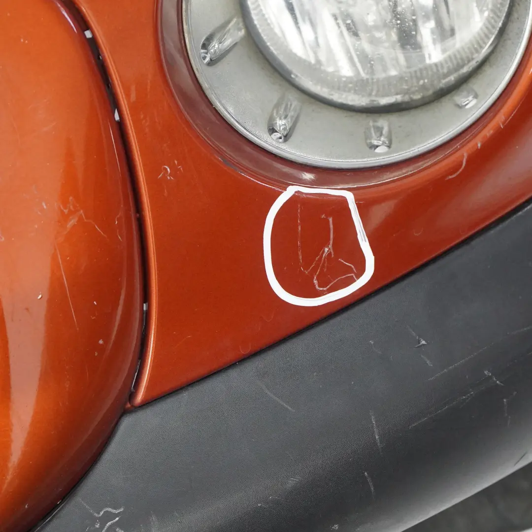  Front Bumper Mini R55 R56 LCI Complete Trim Panel Spice Orange Metallic - B23 - SKU 7268746-SPICE - Part number 7268746