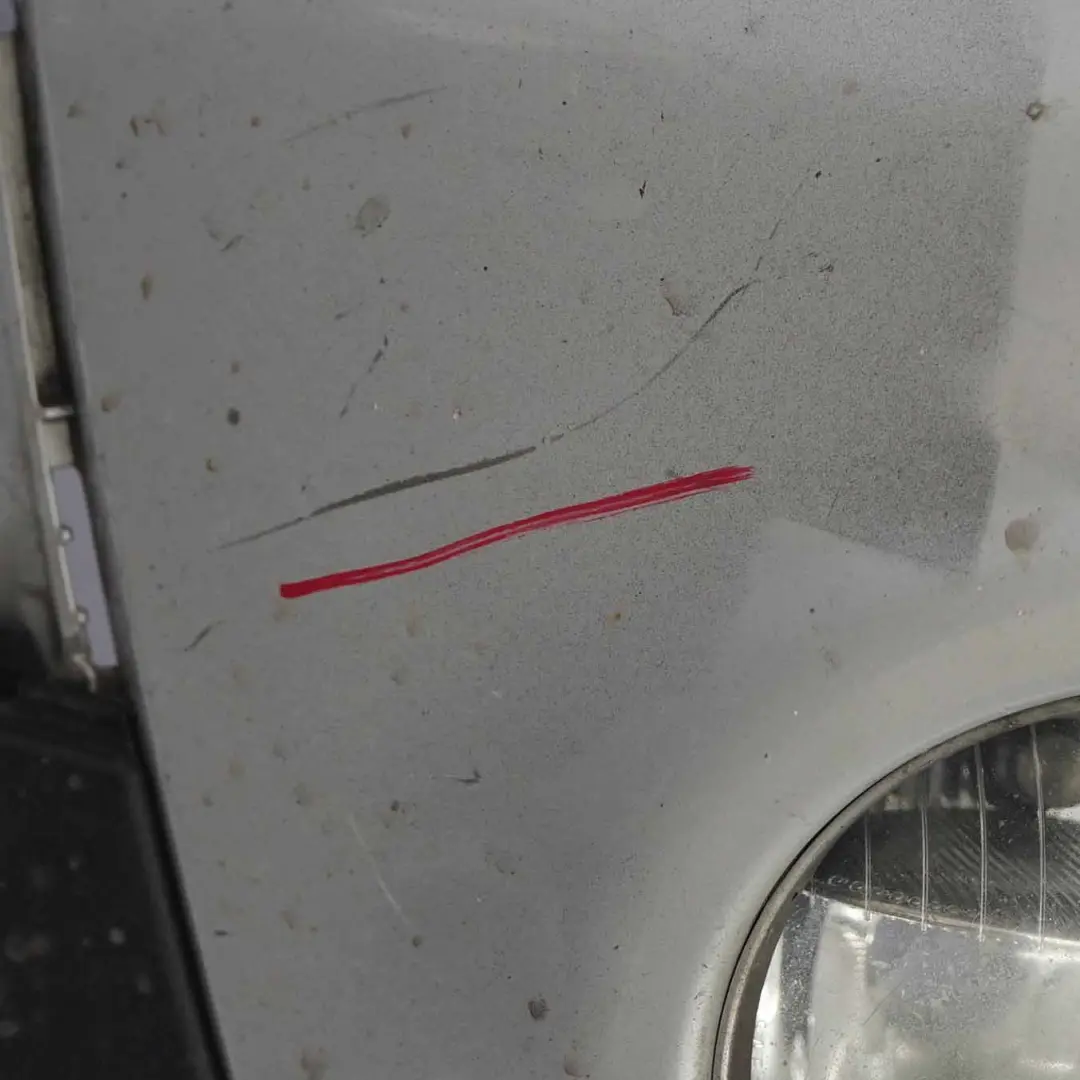  Front Bumper Mini R55 R56 LCI Complete Trim Panel White Silver Metallic - A62 - SKU 7268746-WS - Part number 7268746
