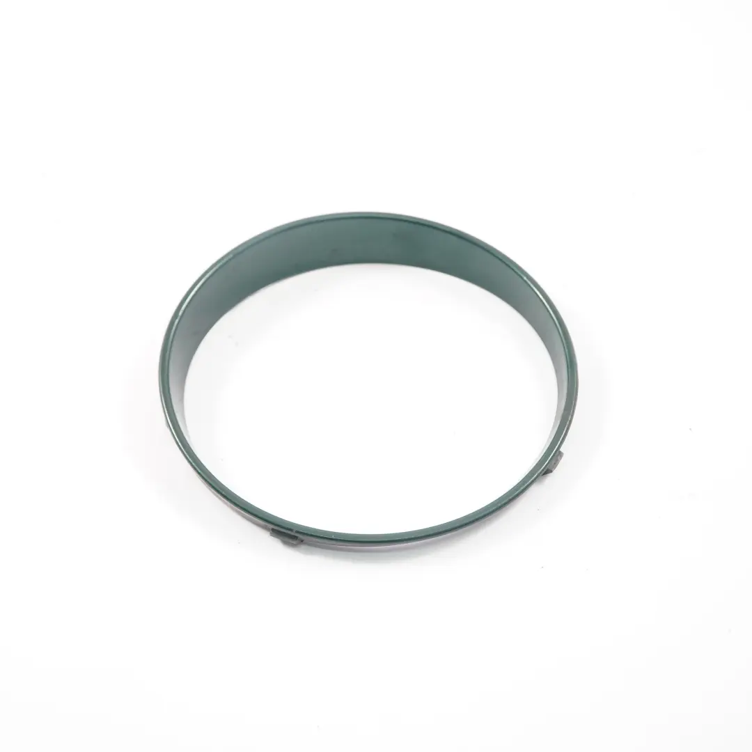 Fog Lamp Cover Mini R56 LCI Front Bumper Left N/S Ring British Racing Green II to with Part number 7268747 Fog Lamp Cover Mini R56 LCI Front Bumper Left N/S Ring British Racing Green II - SKU 7268747-BRGII - Part number 7268747