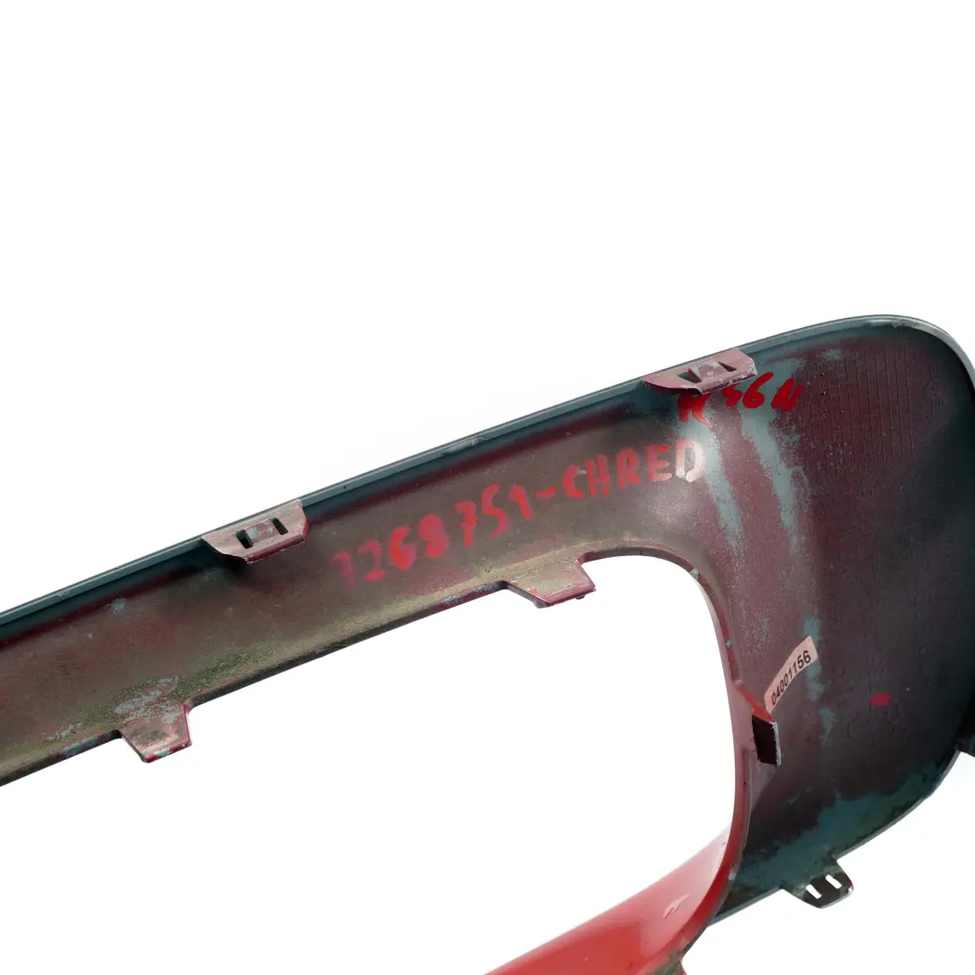 Mini Cooper One R56 LCI Front Bumper Trim Grille Panel Cover Chili Red - 851 - SKU 7268751-CHRED - Part number 7268751