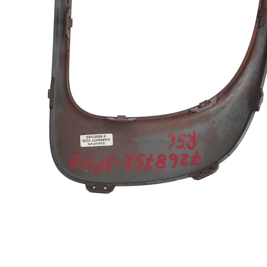 Bumper Air Inlet Mini R56 R57 LCI Front Bumper Moulding Trim Spice Orange B23 to with Part number 7268752 Bumper Air Inlet Mini R56 R57 LCI Front Bumper Moulding Trim Spice Orange B23 - SKU 7268752-SPICE - Part number 7268752