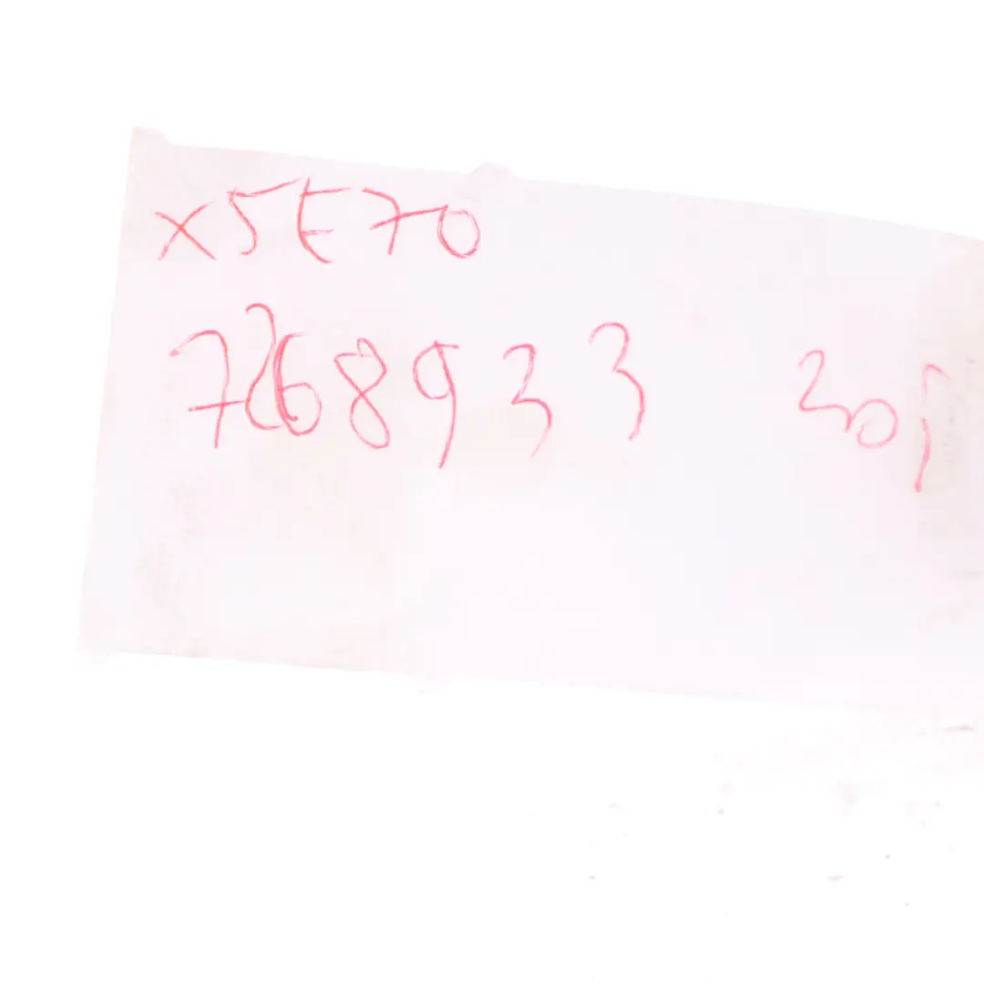 Headrest BMW X5 E70 LCI X6 E71 Front Left Right N/O/S Leather Nappa Black to Seat with Part number 7268933 Seat Headrest BMW X5 E70 LCI X6 E71 Front Left Right N/O/S Leather Nappa Black - SKU 7268933 - Part number 7268933