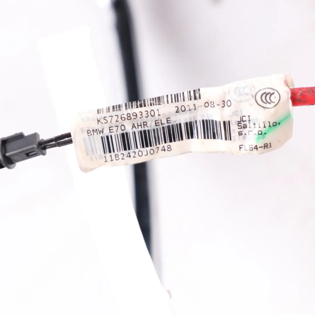 Headrest BMW X5 E70 LCI X6 E71 Front Left Right N/O/S Leather Nappa Black to Seat with Part number 7268933 Seat Headrest BMW X5 E70 LCI X6 E71 Front Left Right N/O/S Leather Nappa Black - SKU 7268933 - Part number 7268933