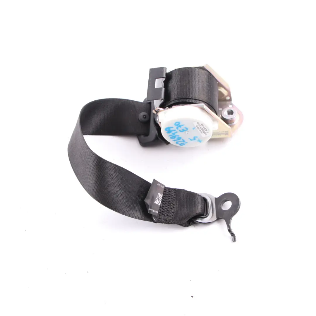 Seat Belt BMW F01 F02 Upper Rear Centre Middle Black - SKU 7269499 - Part number 7269499
