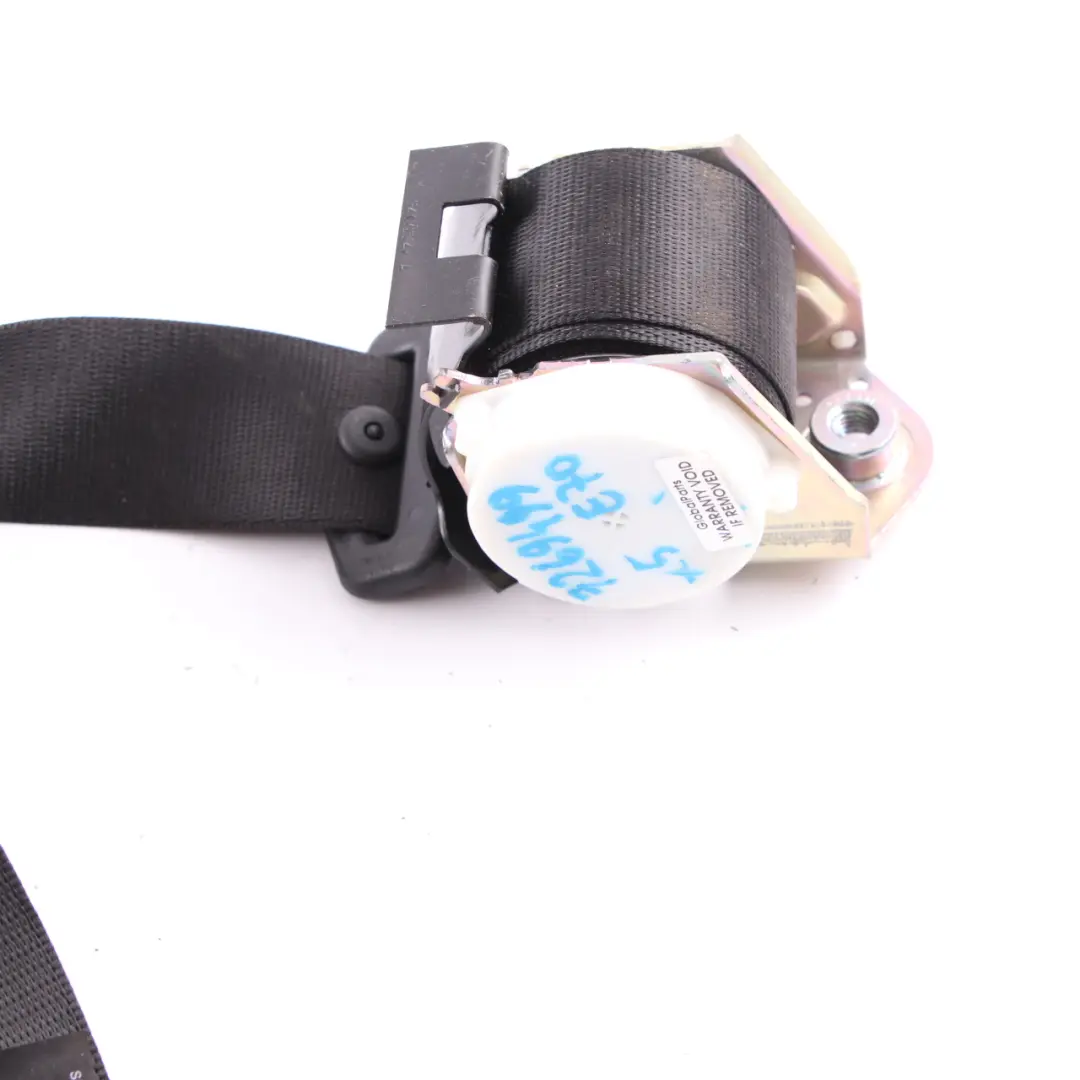 Seat Belt BMW F01 F02 Upper Rear Centre Middle Black - SKU 7269499 - Part number 7269499
