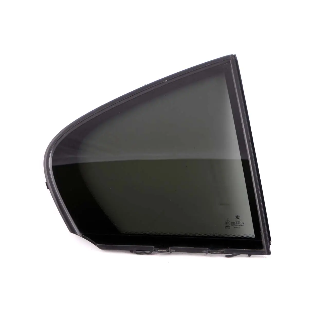 BMW F30 Door Fixed Side Window Glass Panel Black SSG Rear Right O/S AS3