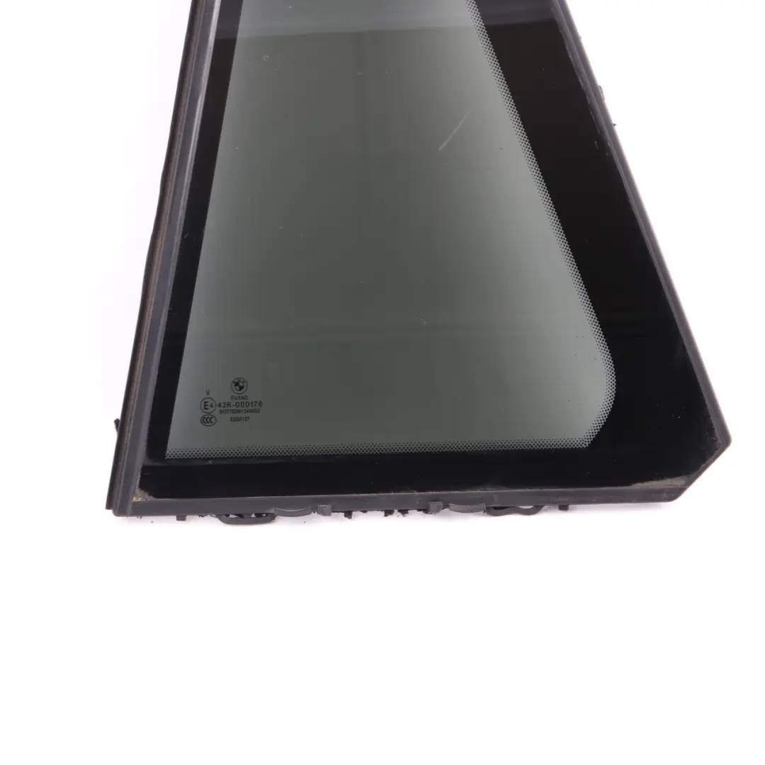 Window Glass Rear Left N/S Triangle Door Side AS3 Tinted Black to BMW F31 with Part number 7269559 BMW F31 Window Glass Rear Left N/S Triangle Door Side AS3 Tinted Black - SKU 7269559 - Part number 7269559