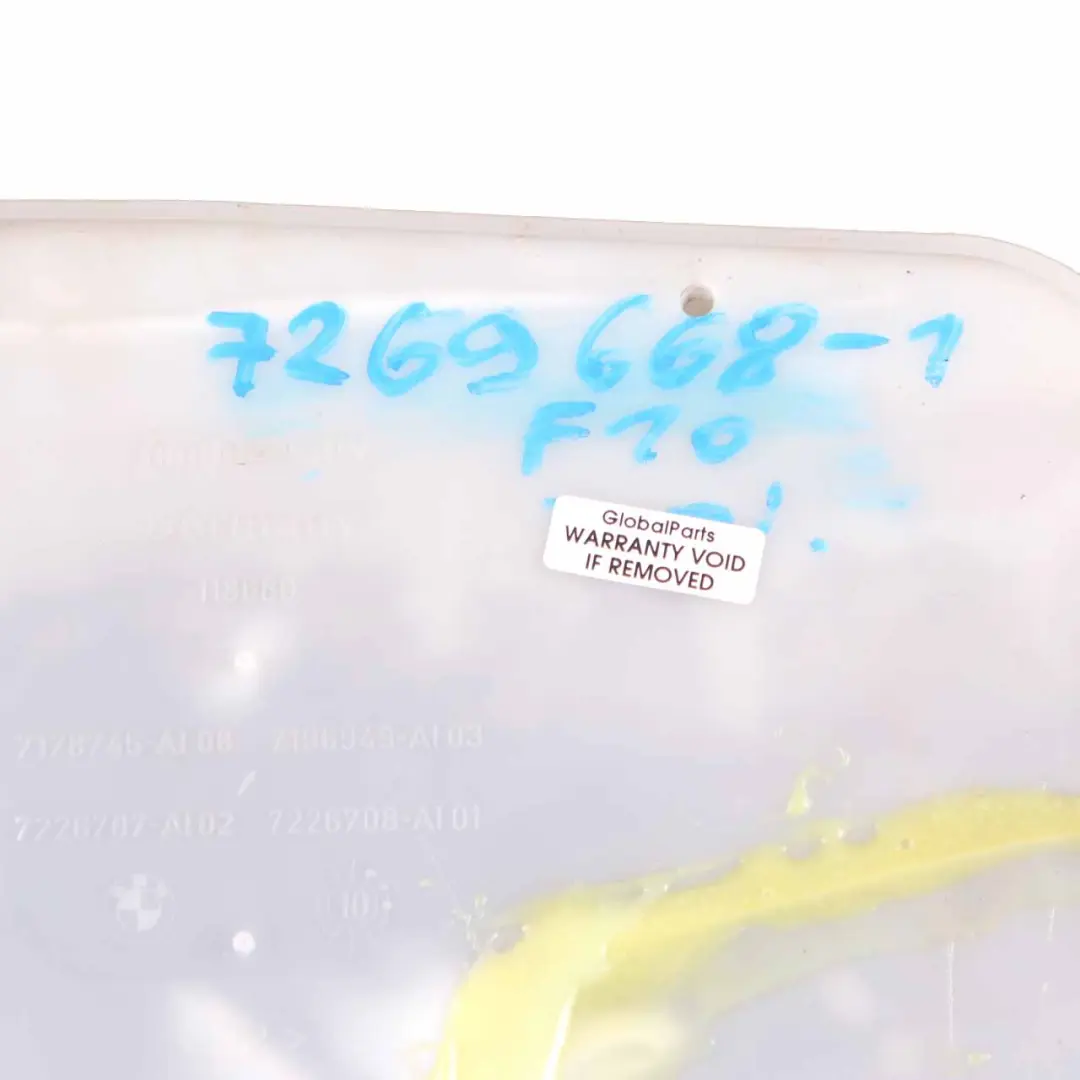  Washer Tank BMW F10 F07 GT Fluid Cleaning Reservoir Container Bottle 7196949 - SKU 7269668-1 - Part number 7269668